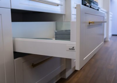 Hettich Glass-sided Soft Close Drawers