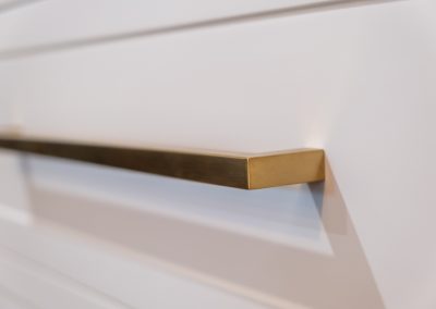 brushed brass handle