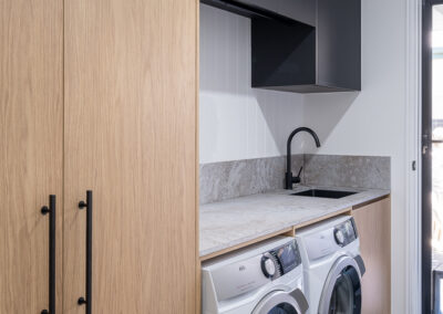 Sleek modern industrial kitchen renovation, perfect for homes in Banksia Beach.
